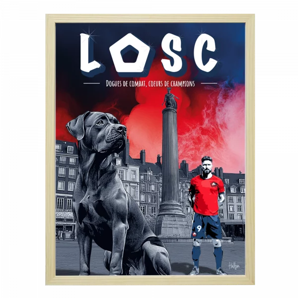 Affiche Lille - Giroud