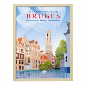 Affiche Bruges