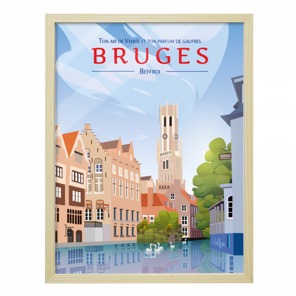 Affiche Bruges
