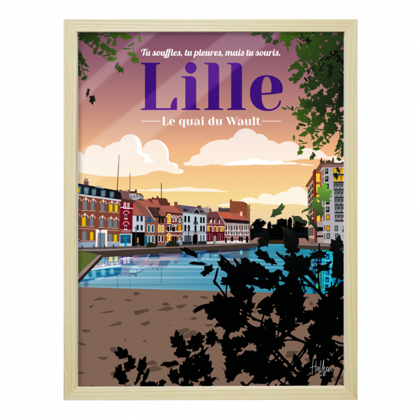Affiche Lille - Quai du Vault