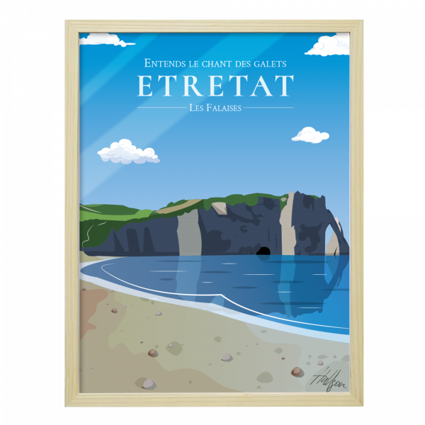 Affiche Etretat