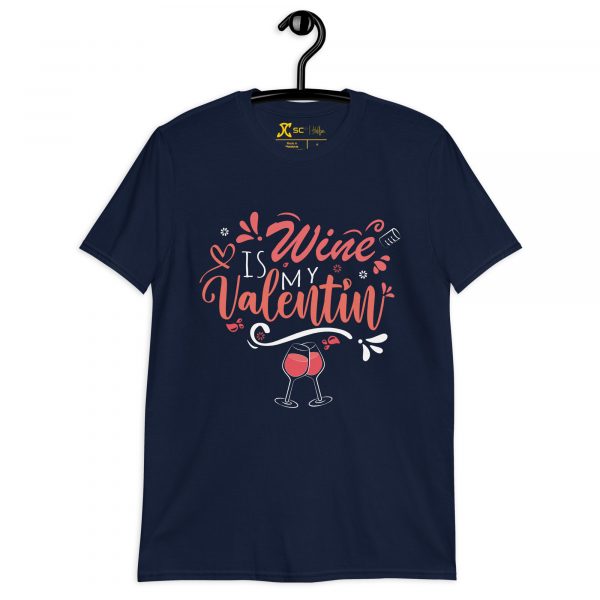 T-shirt Wine is My Valentine – Image 2