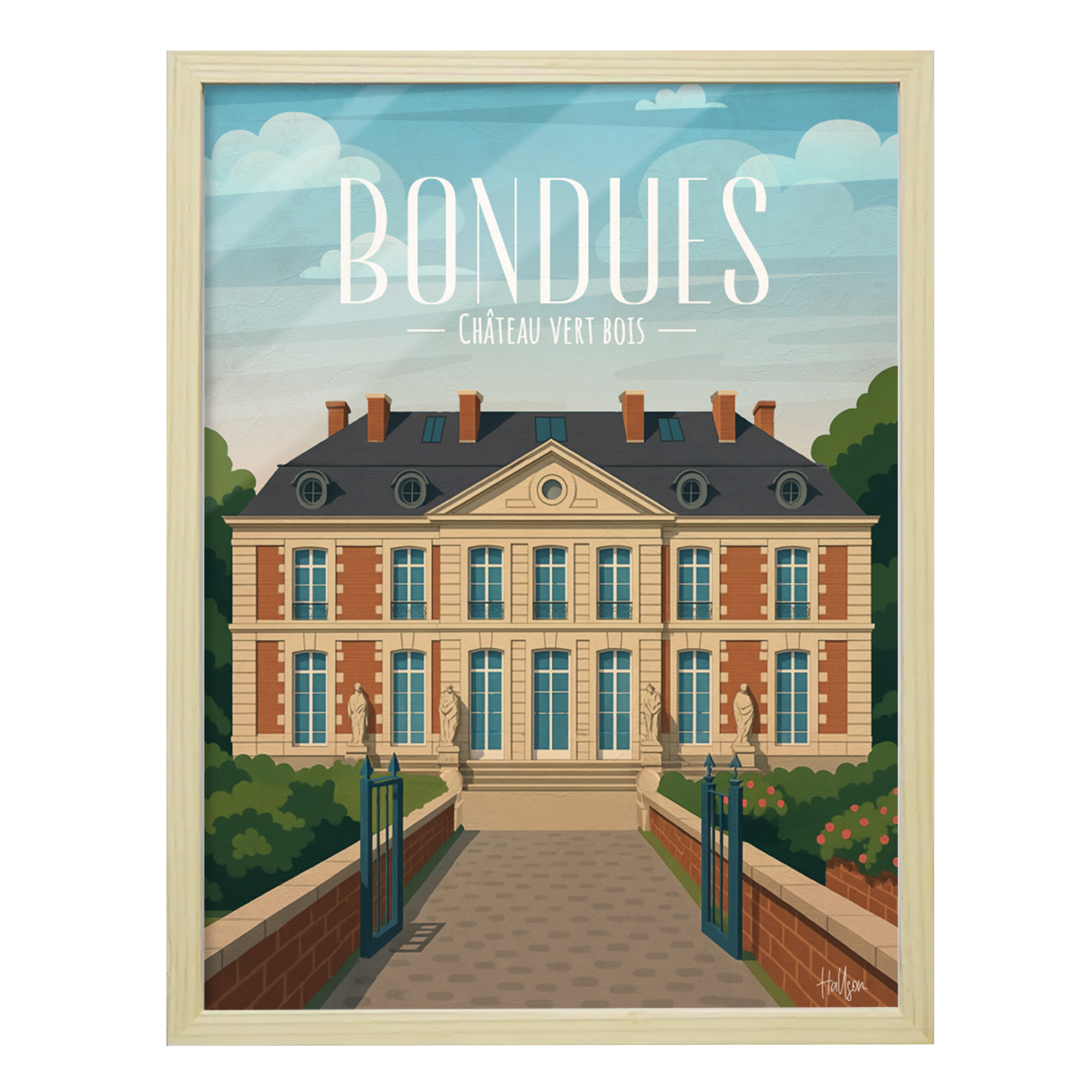 Affiche Bondues - Château vert bois