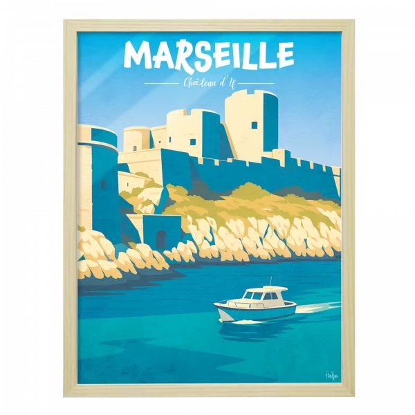 Affiche Marseille - Château d'If