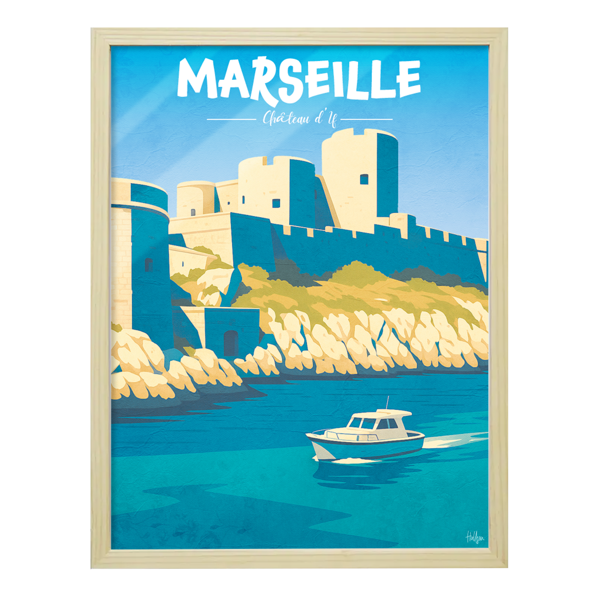 Affiche Marseille - Château d'If