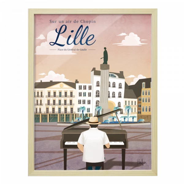 Affiche Lille - Grand Place