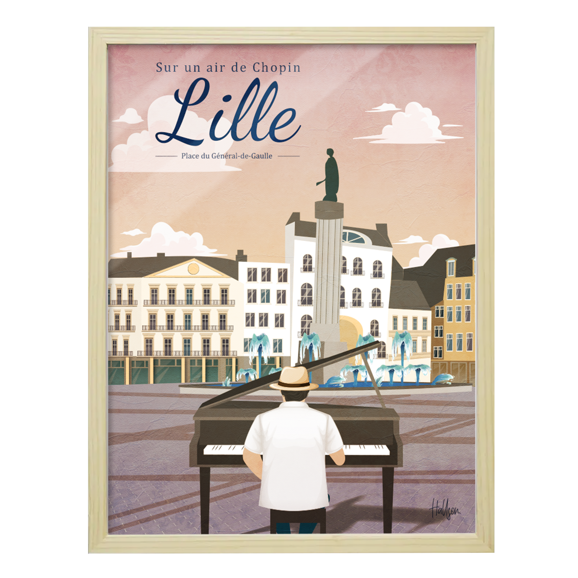 Affiche Lille - Grand Place