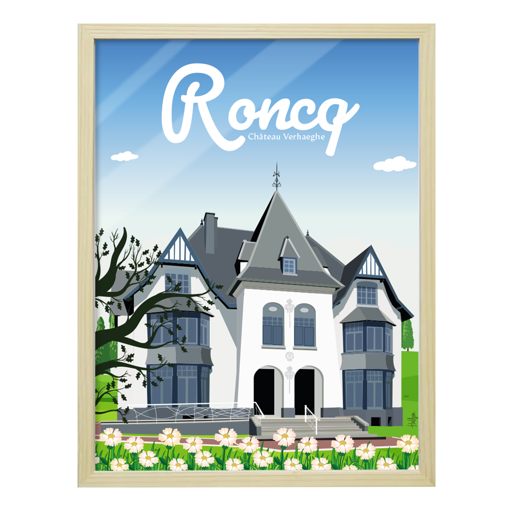 Affiche Roncq - Château Verhaeghe