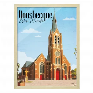 Affiche Bousbecque - Eglise St Martin