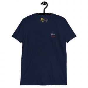 T-shirt Brodé Bleu Blanc Rouge